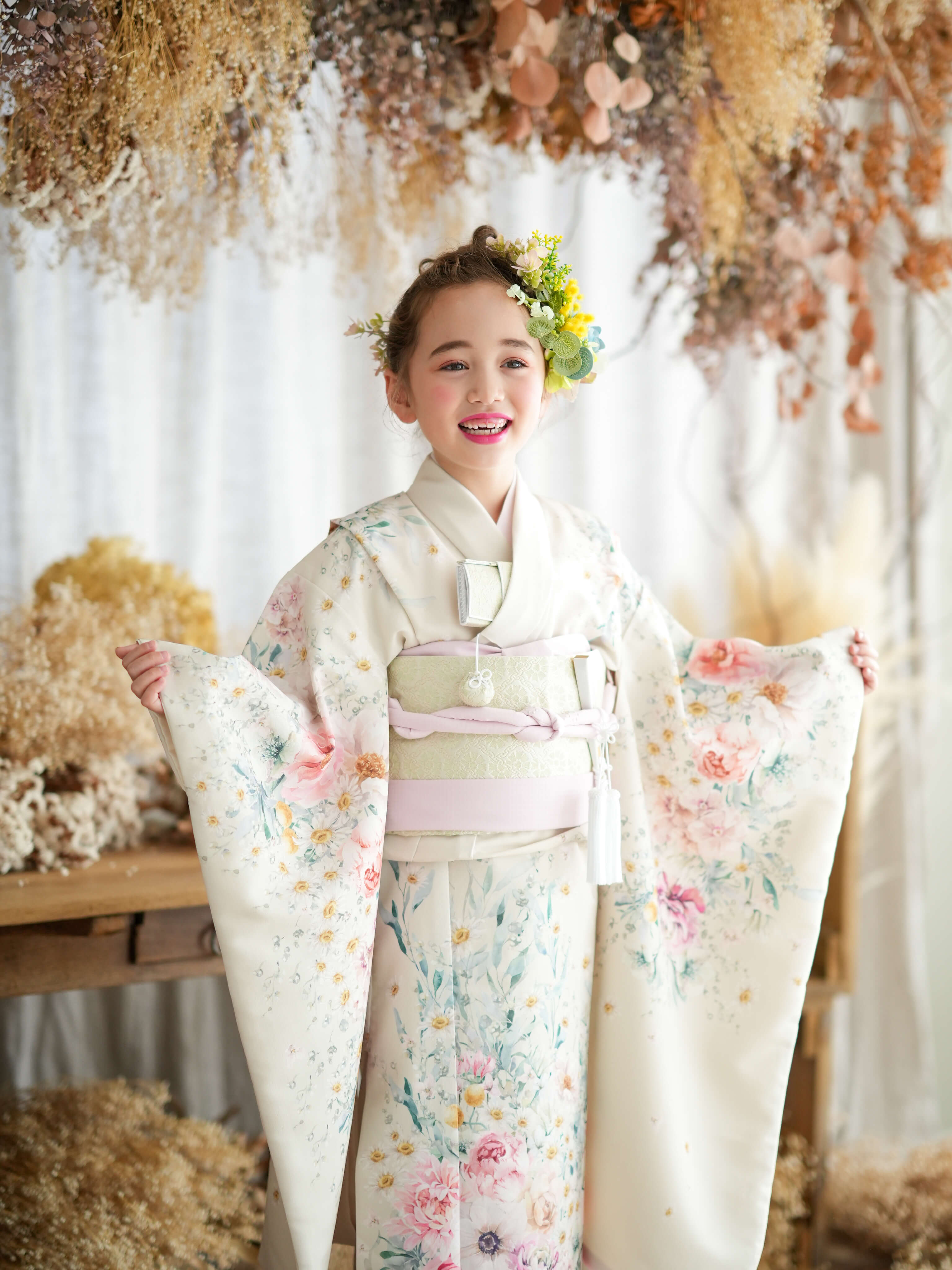 七五三ICHIHAローズ7歳着物
