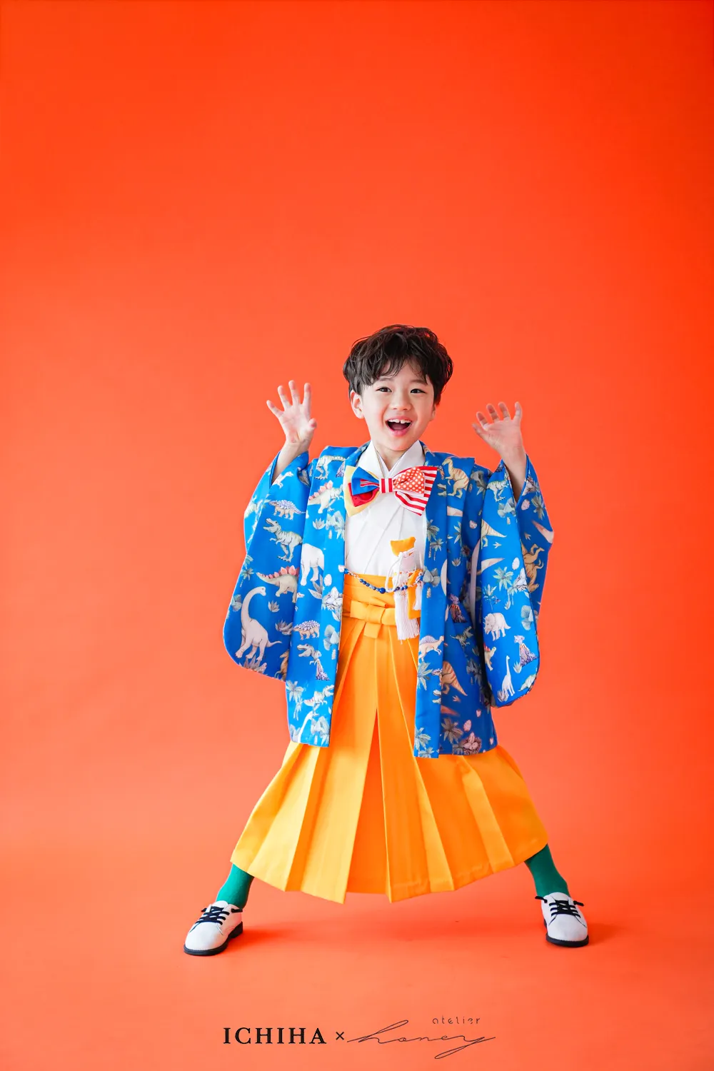 恐竜着物レンタル七五三