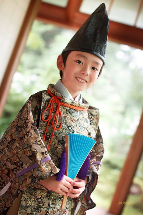時代衣装水干　5歳~7歳用　－西陣織－