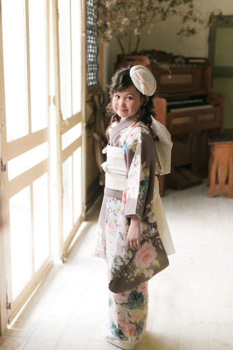 ７歳レンタル着物　いちは